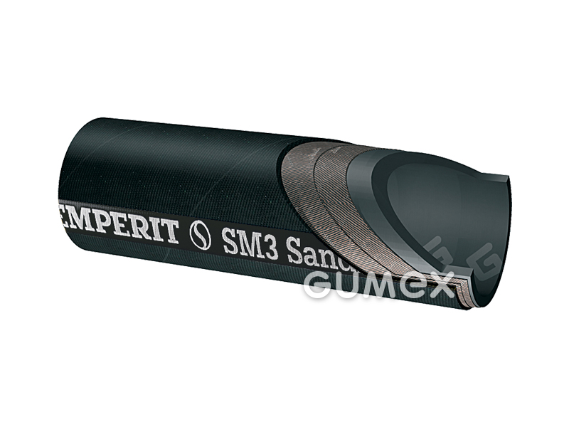 SM3, 13/27mm, 12bar, Abrieb der Seele 70mm3, NR-SBR-BR/SBR, -35°C/+80°C, schwarz, 